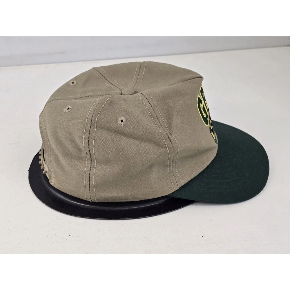 Vintage Trucker Snapback Hat Gray & Son Inc. Advertising Made In USA Green/Tan‎